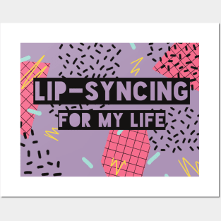 Lip-syncing for my Life (purple) Vol 2 Posters and Art